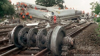 जर्मनी में ट्रेन दुर्घटना